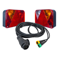 Luci posteriori DOBPLAST DPT35 + cablaggio MANTES 4m 13PIN