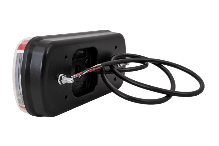 Fanale posteriore a LED FRISTOM FT-130 PM, 6 funzioni, universale