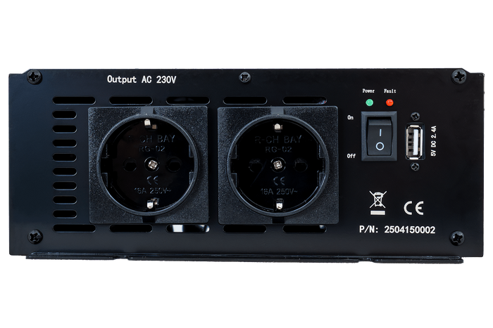 Convertitore di tensione 24V/230V (2000/4000W) KAMAR E1931