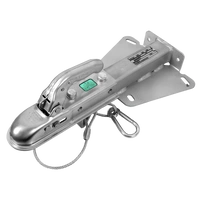 Gancio di traino KNOTT KQ14-A+KZE7.5 per rimorchio da 1400 kg con timone a V.