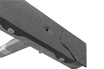 Supporto laterale piatto OUTLET UNITRAILER, lunghezza 30 cm, altezza 40 cm, per rimorchio per barca, GRIGIO