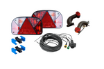 Set luci: luci posteriori ASPÖCK + luci di posizione laterali ASPÖCK + cablaggio MANTES 7m 13 PIN + connettori rapidi