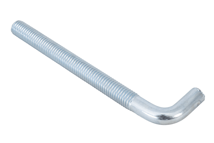 Gancio da cantiere DROMET HP M10x120 con estremità angolata (dritto)