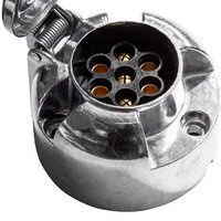 Presa KAMAR a 7 poli per gancio di traino, in metallo