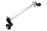 Assale AL-KO PLUS non frenato per rimorchio/carro attrezzi 1300kg 1500mm 1950mm 5x112