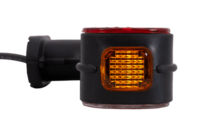 ASPÖCK SUPERPOINT II luce di posizione destra su braccio in gomma