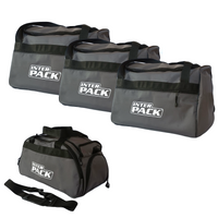 Inter Pack box bags - set da 4 (3+1) antracite