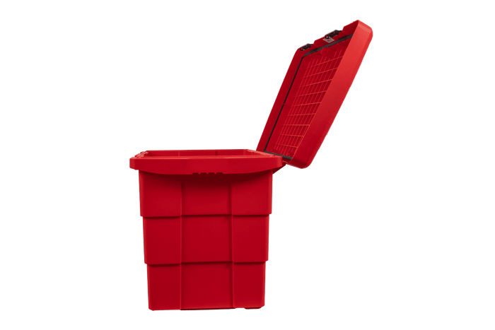 DAKEN 86014 PITBOX contenitore per materiali sfusi, per sabbia e sale stradale, dimensioni 655x570x520 mm, capacità 108,5 l.