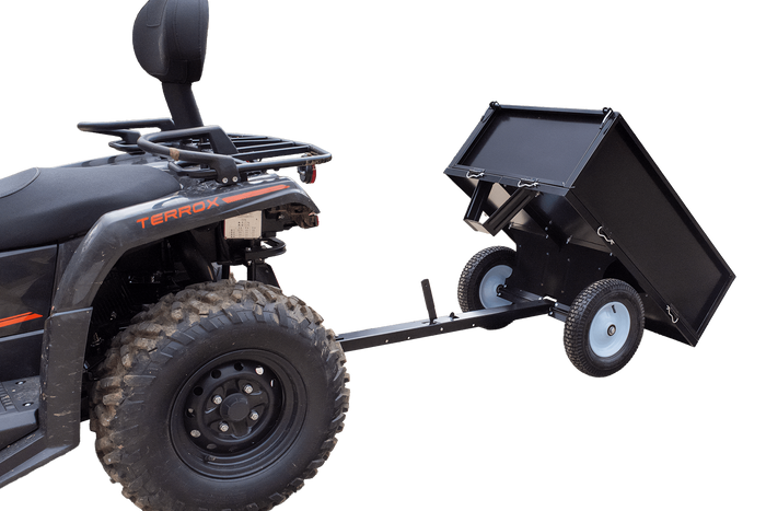 Rimorchio da giardino per trattore, quad UNITRAILER, ribaltabile, portata 225 kg, dimensioni 1030x700 mm