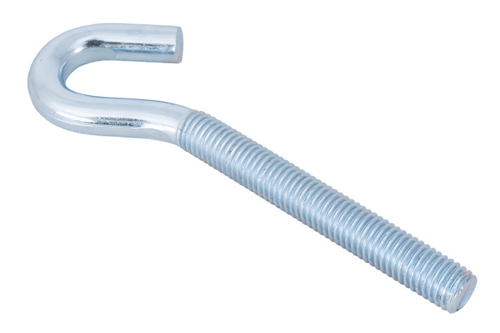 Gancio da cantiere DROMET HZ M10x120 con estremità aperta (piegata)