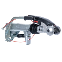 Dispositivo di inerzia AL-KO 251S con gancio AKS3004 per rimorchio da 2700 kg con timone a V