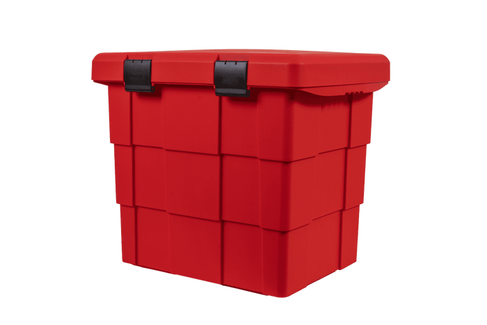 DAKEN 86014 PITBOX contenitore per materiali sfusi, per sabbia e sale stradale, dimensioni 655x570x520 mm, capacità 108,5 l.