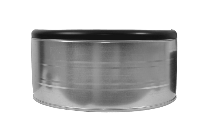 Parafango doppio per rimorchio 15-16" DOMAR DK7115 passaruota 880/400mm in metallo con bordo in gomma