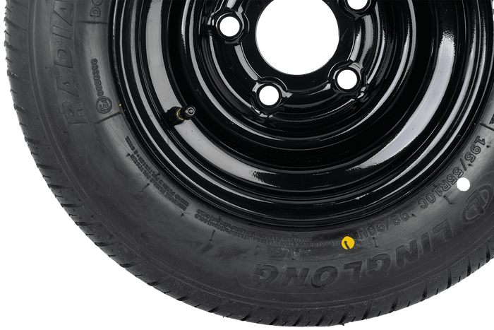 Ruota rinforzata per rimorchio LINGLONG TIRE 195/55 R10C 98/96N UNITRAILER RIM nero 6Jx10"H2 5x112 ET:-4
