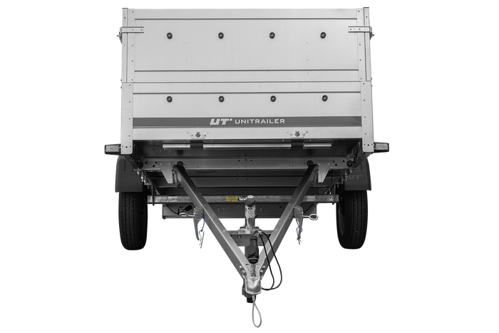 Rimorchio Unitrailer Garden Trailer 264 KIPP (NEW) con ruotino d'appoggio e sovrasponde