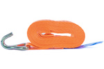 Cinghia di trasporto arancione UNITRAILER 3m/25mm/1t con tenditore