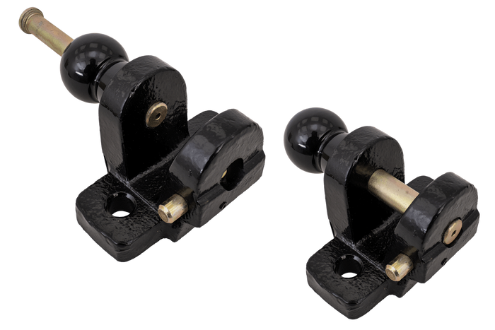 Gancio di traino AHAKA, sfera di traino e gancio di trasporto 50mm 3000kg