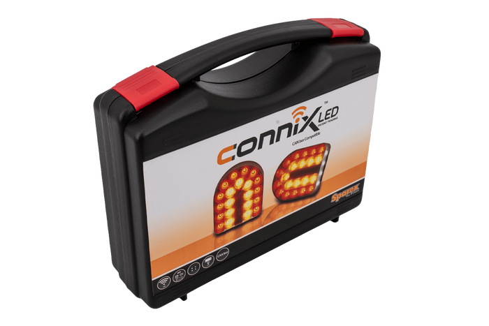 SPAREX CONNIX S.130977 Fanali posteriori a LED 4 funzioni sinistra+destra, wireless, magnetici