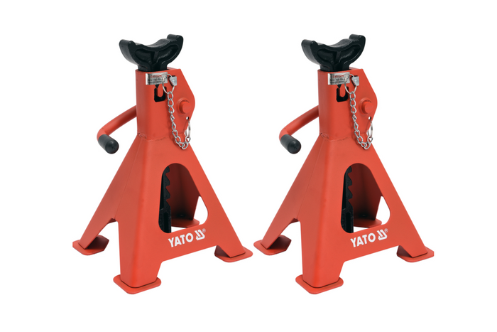 Set di due cavalletti per auto YATO YT-17310, 2t