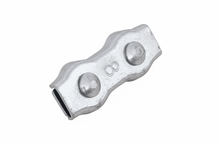 Morsetto a doppia sella DROMET ZLS.8 per corde da 8 mm