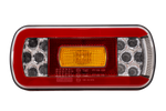 Fanale posteriore a LED FRISTOM FT-130 PM, 6 funzioni, universale