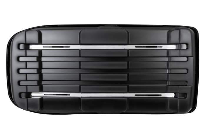 Box da tetto Inter Pack Monsun PRO M, nero metallizzato