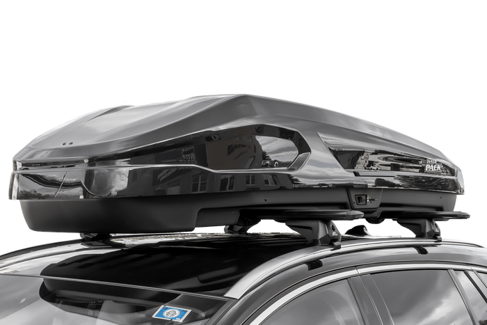 Box da tetto Inter Pack Monsun PRO L, nero metallizzato