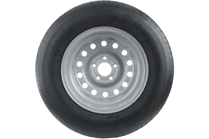 Ruota rinforzata per rimorchio PNEUMATICO LINGLONG 185/80 R14C 104/102N CERCHIO UNITRAILER 5.5Jx14"H2 5x112 ET:30