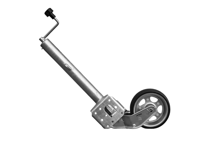 Ruota di supporto automatica UNITRAILER con maniglia 500 kg 60 mm 660-904 mm