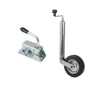 Ruotino di appoggio con morsetto KNOTT TK48+LB48 150kg 48mm 480-700mm