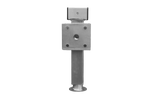 UNITRAILER D-110.000.049 supporto a manovella estensibile per rimorchio pianale da 1300 kg 410-645 mm