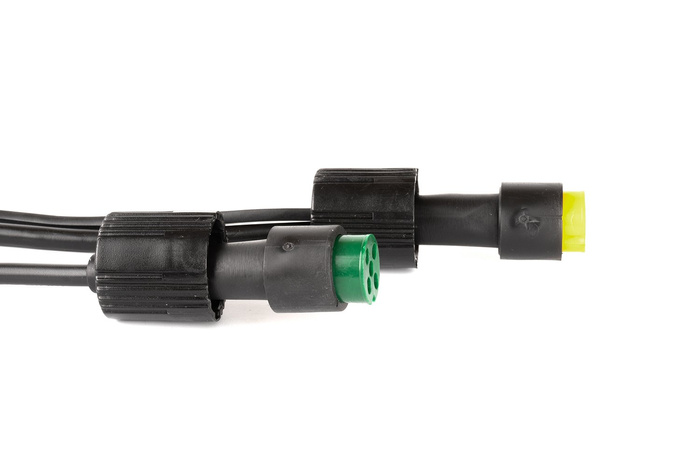 Impianto elettrico MANTES, cablaggio rimorchio 5,2 m, spina 7PIN, 2 baionette 5PIN