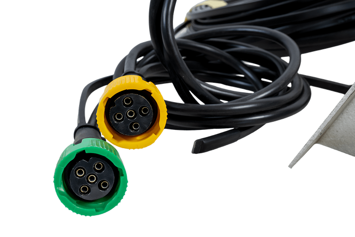 MANTES installazione elettrica, cablaggio per rimorchio barca 9,57 m, spina a 13 pin, 2 baionette a 5 pin