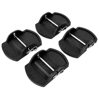 Set di quattro cuscinetti stabilizzatori per rimorchio KNOTT, dimensioni 18x14x4,5 cm.