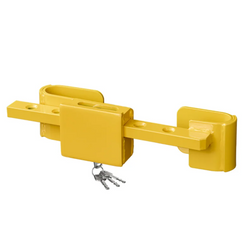 Serratura antifurto regolabile ProPlus 381341V01 per rimorchio portacontainer, da 23 a 42 cm.