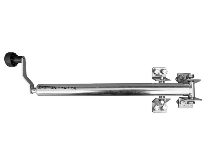 Sollevatore a manovella UNITRAILER con maniglie per ribaltare e scaricare un rimorchio per auto da 1000 kg 500-865 mm