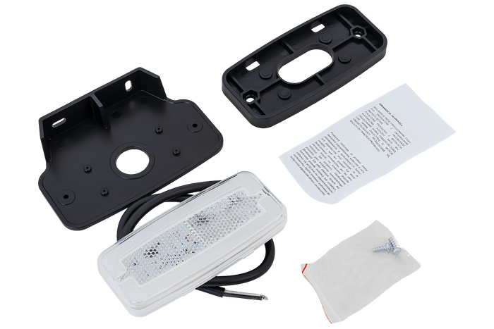 HORPOL LD 2764 Lampada di posizione universale a LED bianca con supporto