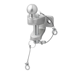 ProPlus 341216V01 gancio di traino a doppia funzione con sfera, 50 mm, portata 3500 kg