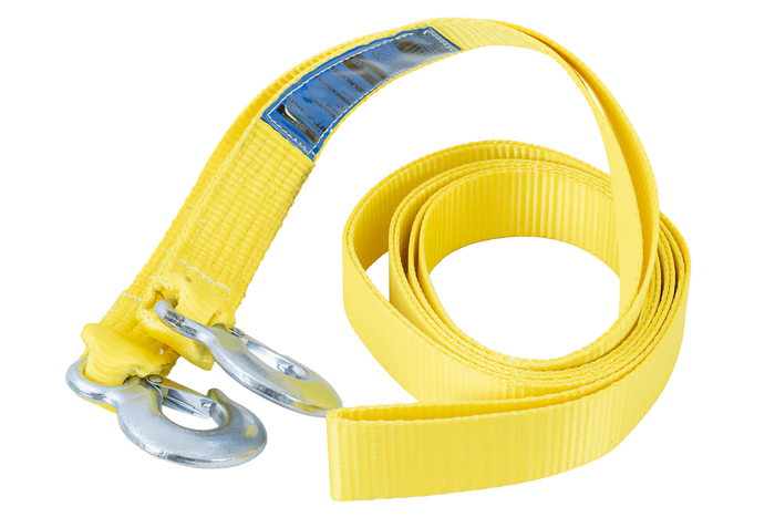 Cavo di traino con ganci UNITRAILER cinghia di traino 5m/50mm/6t giallo