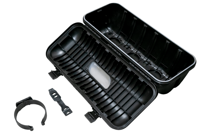 OUTLET Cassetta porta estintore 9/12kg DAKEN 82511 STRIKE 707x322x239mm nero