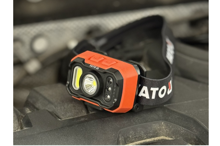Lampada frontale a LED YATO YT-085942 con sensore di movimento, 1000 lm