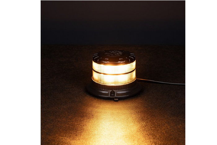 Lampada di segnalazione KAMAR X-SPIDER con 1 magnete e luce LED lampeggiante arancione