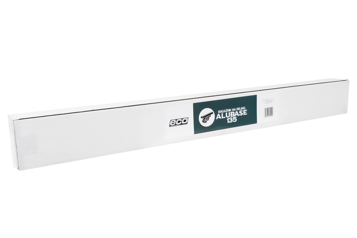 Portapacchi Eco Alubase 135 - portapacchi universale in alluminio per binari aperti