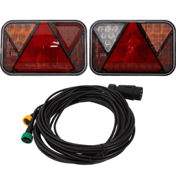 Fanali posteriori FRISTOM FT-270 LED CANBUS + cablaggio MANTES 7m 7 PIN