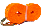 Cinghia di fissaggio UNITRAILER arancione da 10 m/35 mm/2 t con tenditore