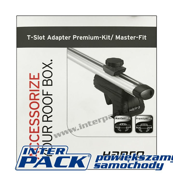 Profilo a T MF (scanalature) - adattatore per travi con scanalature a T - Inter Pack Traxer, Carver, Zenith