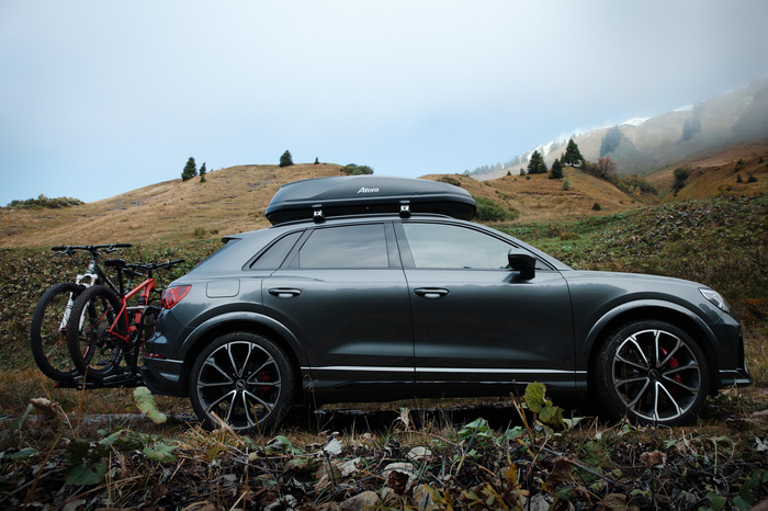 Box da tetto Atera Casar XL, nero metallizzato