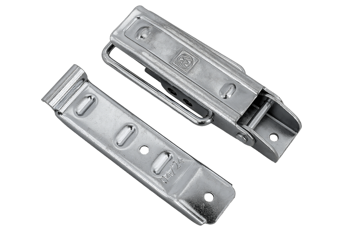 Gancio laterale con chiusura WINTERHOFF BV 10-2 + BVG 10-B chiusura laterale completa del rimorchio