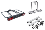 Piattaforma di traino Inter Pack Re-Cargo + adattatore per il trasporto di 3 biciclette