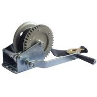 Verricello manuale con cinghia per rimorchi carrelli portabarca 450 kg Knott